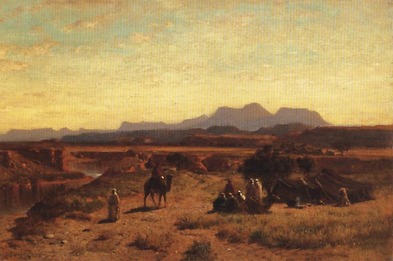 Samuel Colman Desert Encampment oil painting picture
